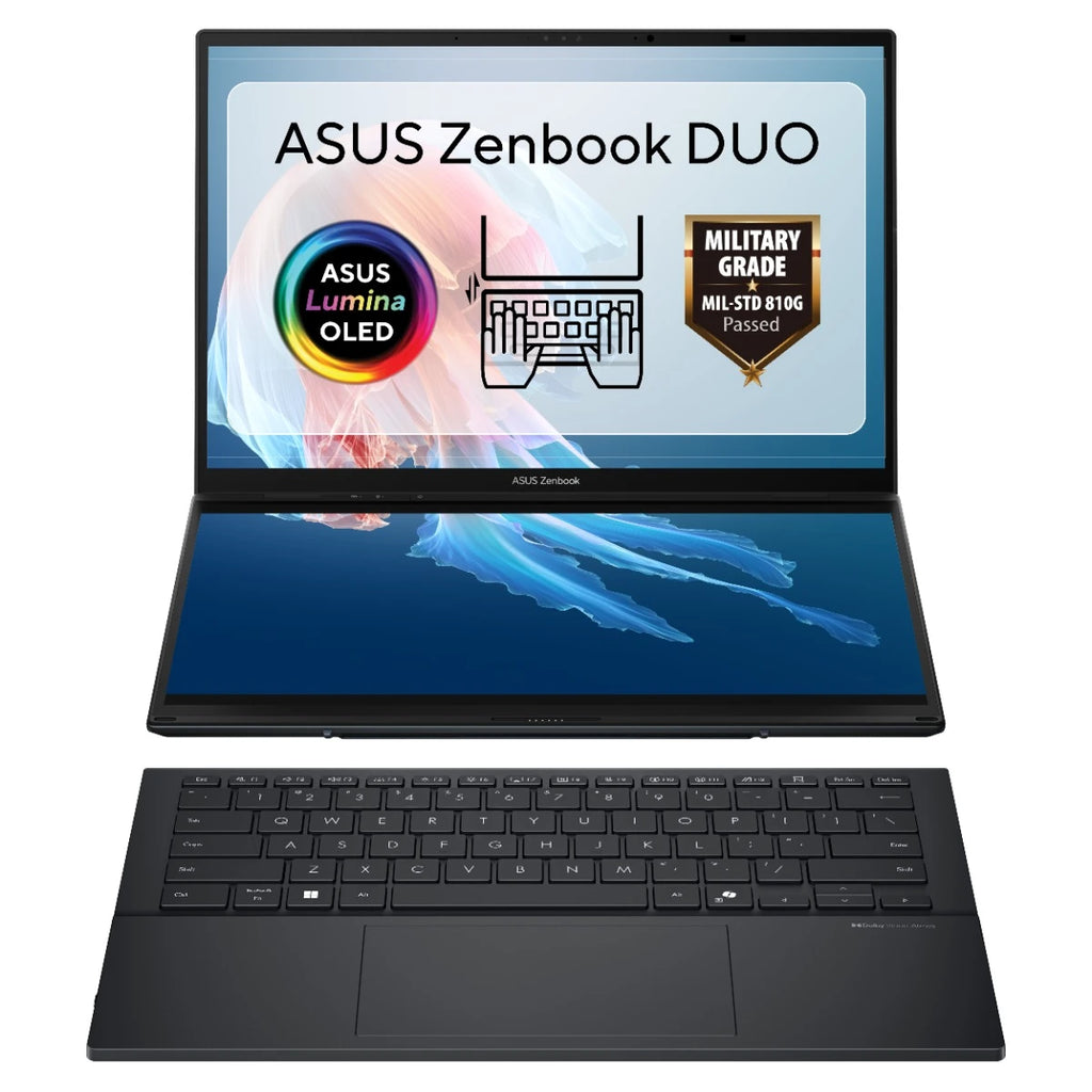 ASUS ZENBOOK DUO - 14" - Intel Core Ultra 9-285H - 32 GB Ram DDR5 - 2TB NVME - Integrated Intel Arc Graphics